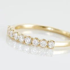 Alliance Hera Or Jaune Diamant