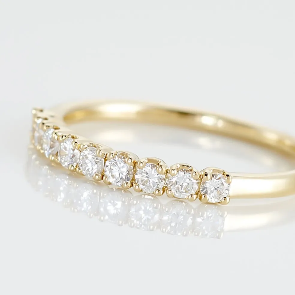 Alliance Hera Or Jaune Diamant