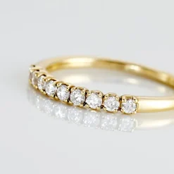 Alliance Hera Or Jaune Diamant