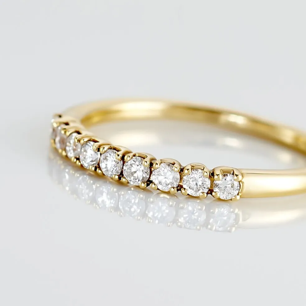 Alliance Hera Or Jaune Diamant