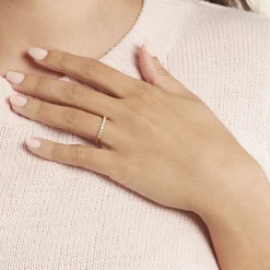 Alliance Hera Or Jaune Diamant