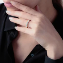 Alliance Hera Or Rose Diamant