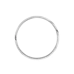 Alliance Hercule Striee Demi Jonc Classique Or Blanc