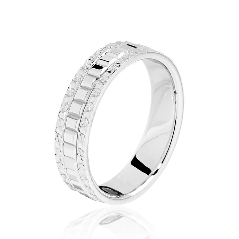 Alliance Herma Ruban Plat Or Blanc