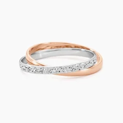 Alliance Hermana Ruban Plat Or Bicolore