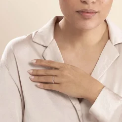 Alliance Hermana Ruban Plat Or Bicolore