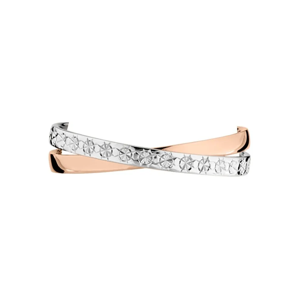 Alliance Hermana Ruban Plat Or Bicolore