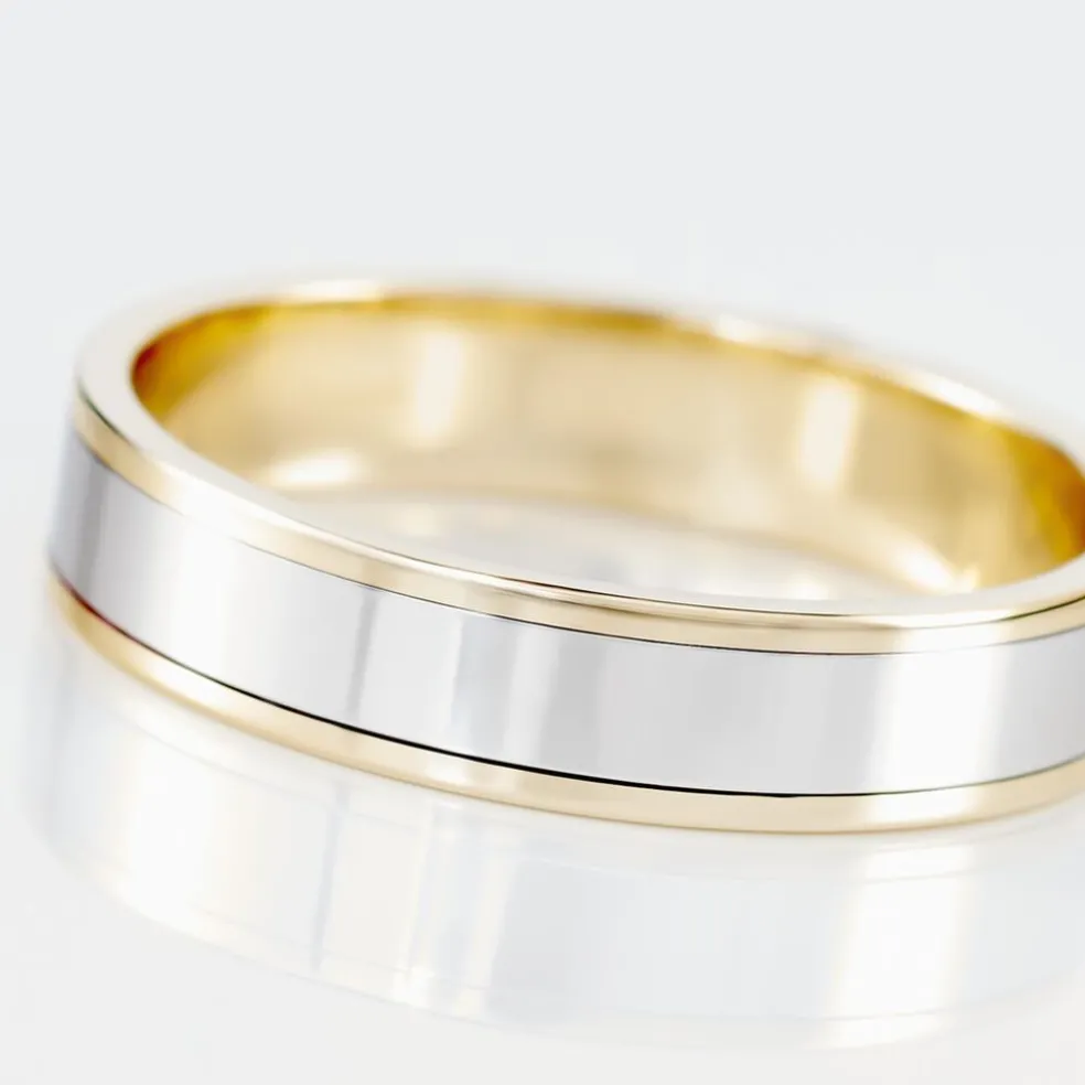 Alliance Hevan Ruban Or Bicolore