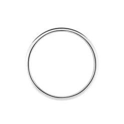 Alliance Hild Ruban Biseaute Palladium Blanc