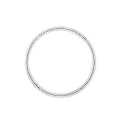 Alliance Ikhlas Ruban Plat Argent Blanc