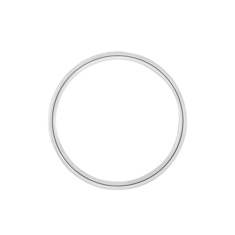 Alliance Ikhlas Ruban Plat Argent Blanc