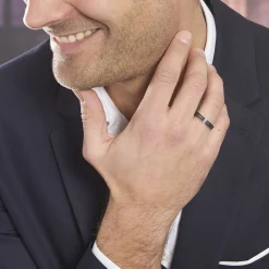 Alliance Ikhlas Ruban Plat Argent Blanc