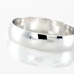 Alliance Irais Demi Jonc Classique Or Blanc