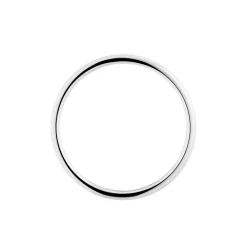 Alliance Isaac Demi Jonc Confort Or Blanc