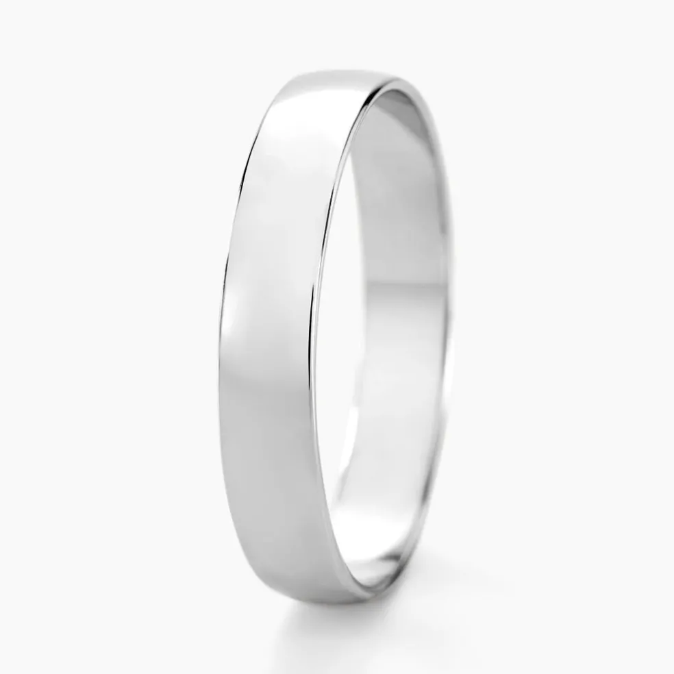 Alliance Julie Ruban Classique Or Blanc