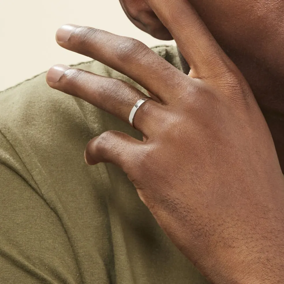 Alliance Julie Ruban Classique Or Blanc