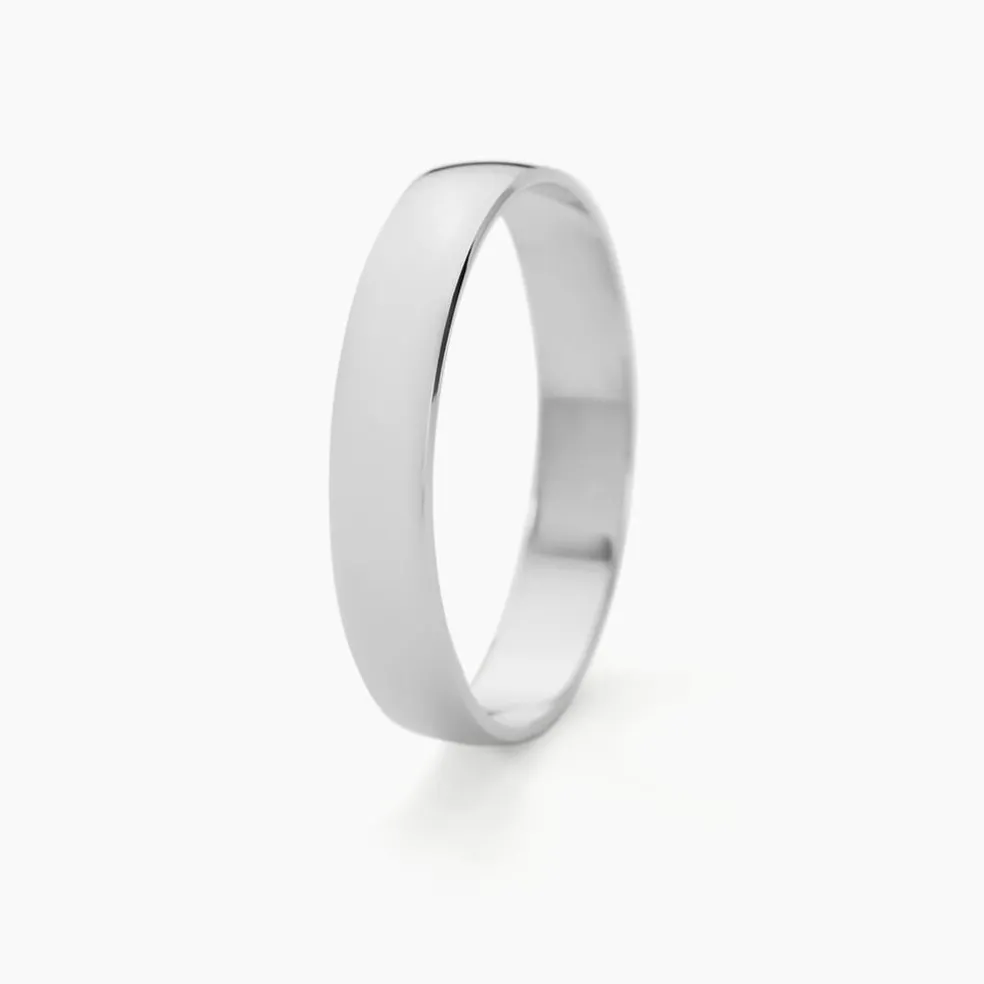 Alliance Julie Ruban Classique Platine Blanc