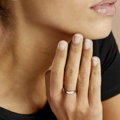 Alliance Julie Ruban Classique Platine Blanc