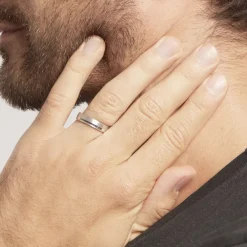 Alliance Julio Ruban Poli Brosse Or Blanc