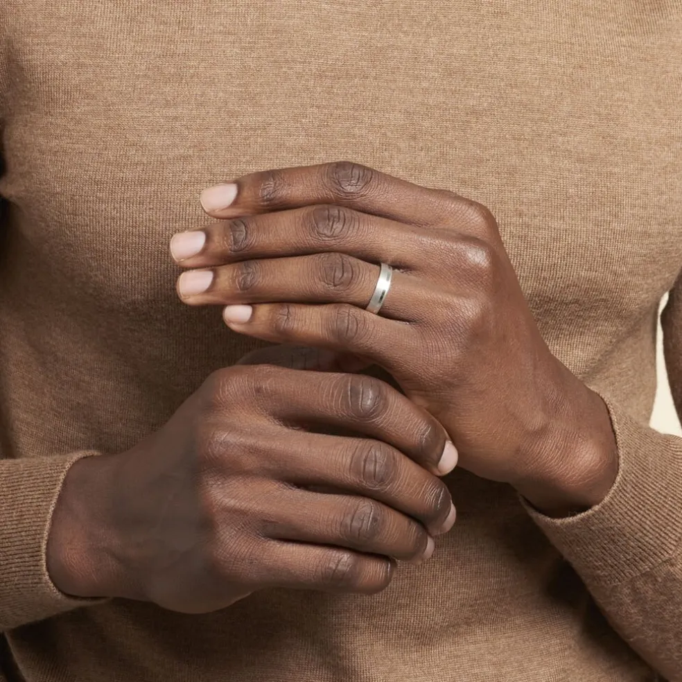 Alliance Julio Ruban Poli Brosse Or Blanc