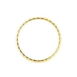 Alliance June 2 Rangs Diamantee Ruban Plat Or Jaune