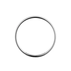 Alliance Khelya Ruban Plat Argent Blanc