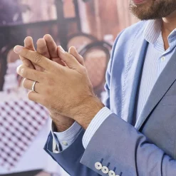 Alliance Lauria Ruban Plat Argent Blanc