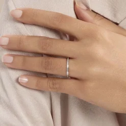 Alliance Laurie Demi-tour Or Blanc Diamant