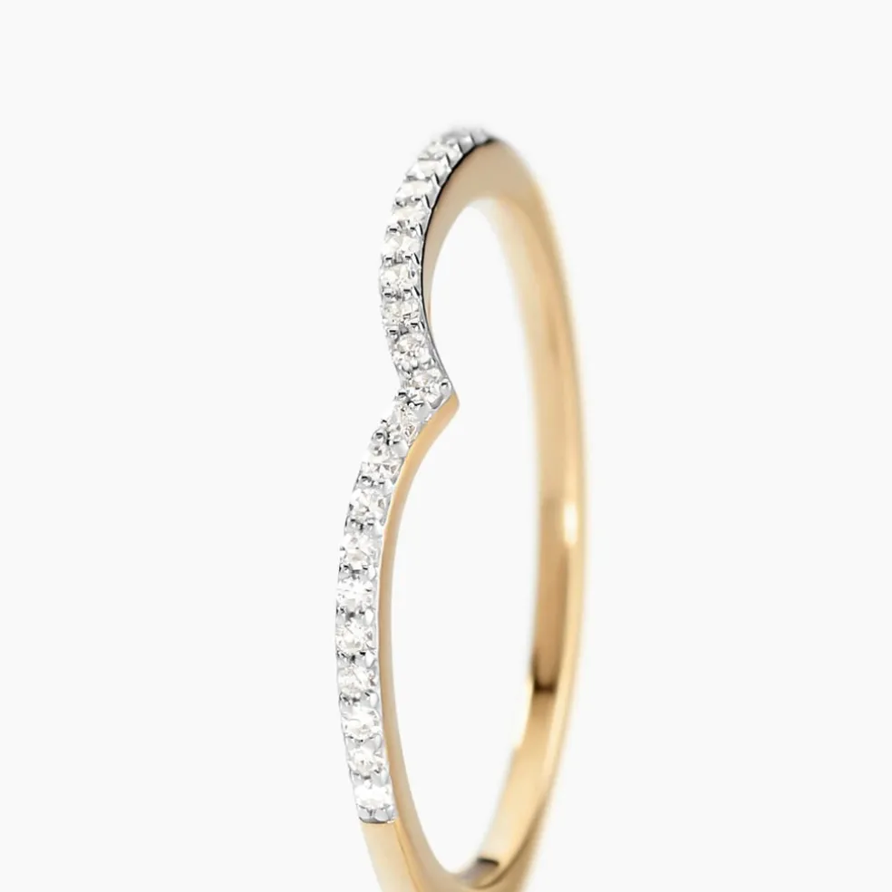 Alliance Les Inseparables Or Jaune Diamant