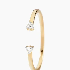 Alliance Les Inseparables Or Jaune Diamant