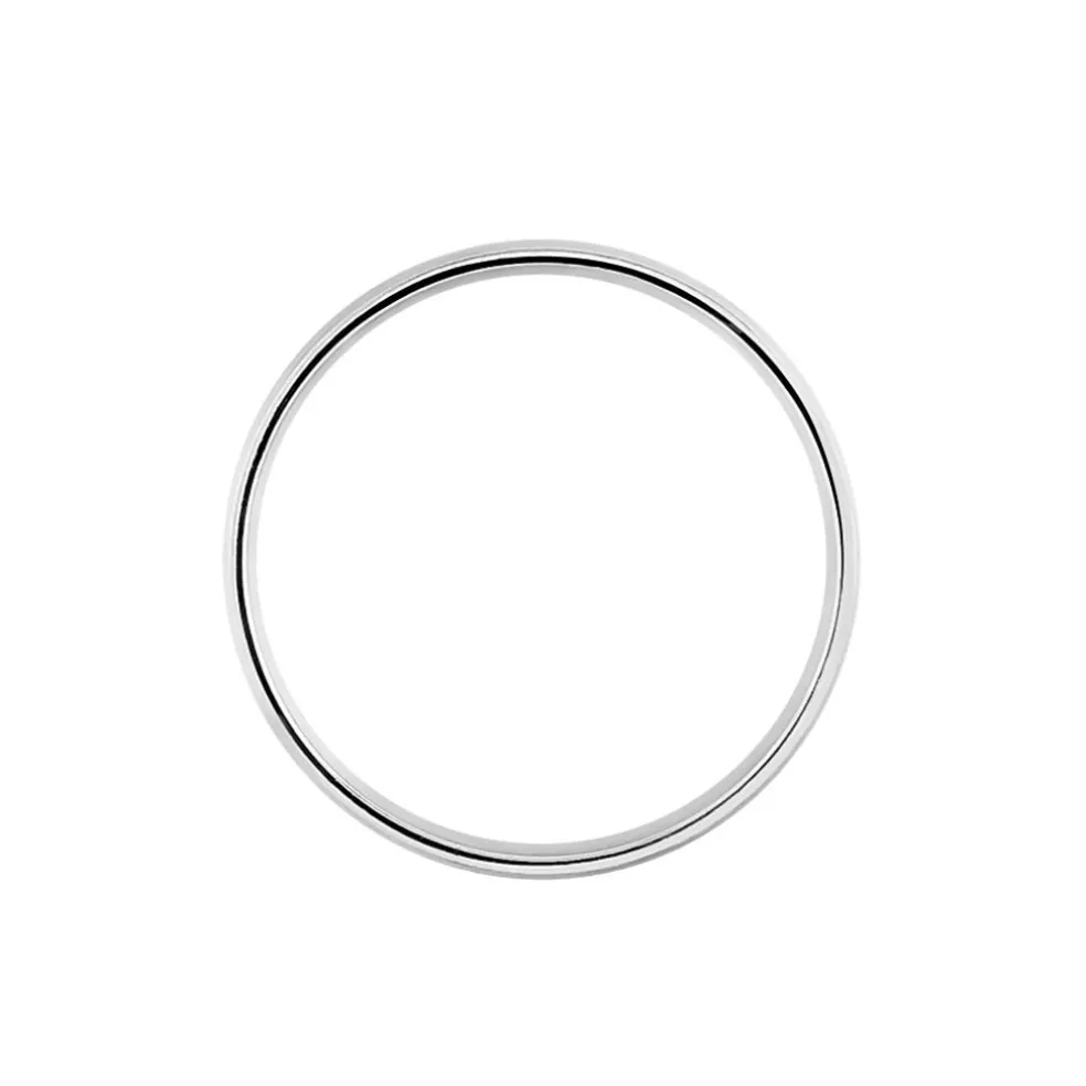 Alliance Liseret Central Ruban Plat Palladium Blanc