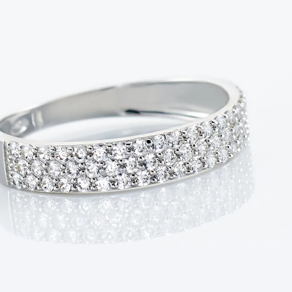 Alliance Lison Or Blanc Oxyde De Zirconium