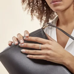 Alliance Lison Or Blanc Oxyde De Zirconium