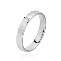 Alliance Mae Or Blanc Diamant