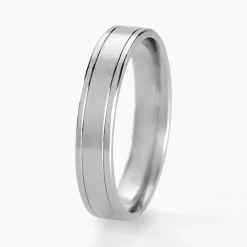 Alliance Mae-lou Ruban Plat Argent Blanc