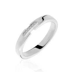 Alliance Magali Ruban Plat Or Blanc