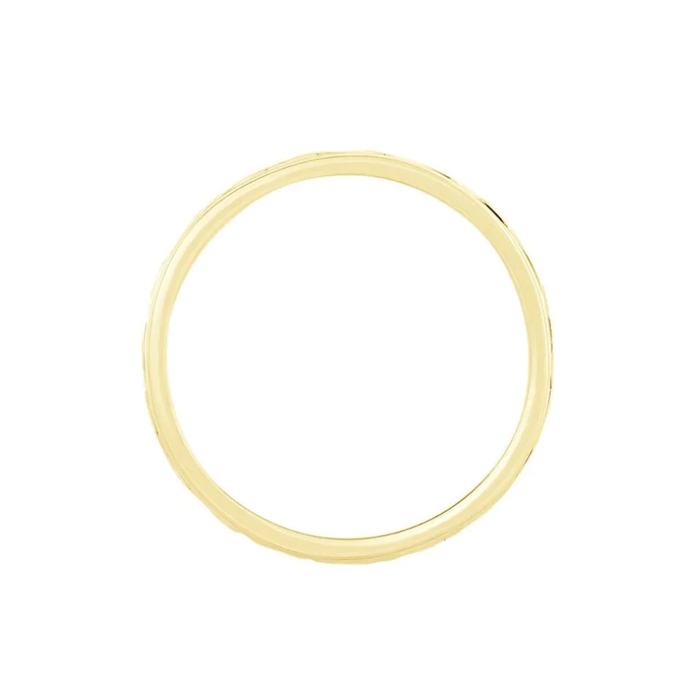 Alliance Mano Ruban Plat Or Bicolore