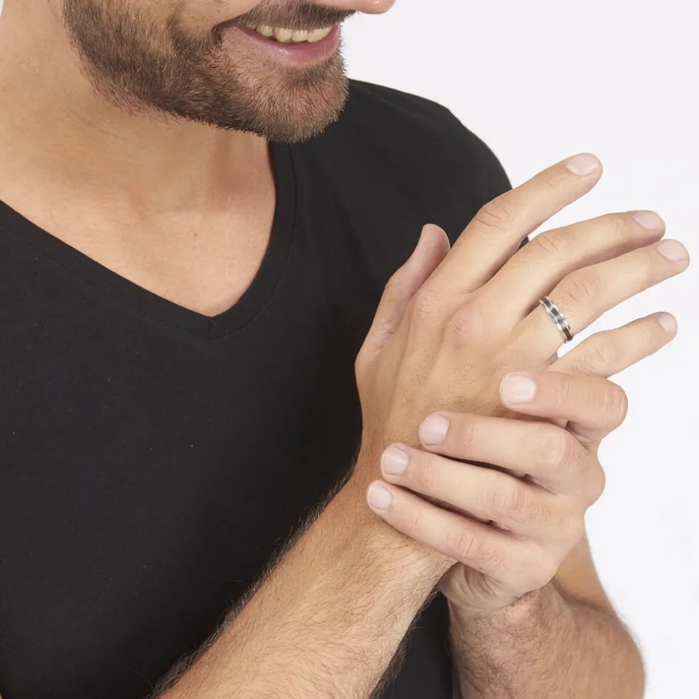 Alliance Mariaye Argent Blanc