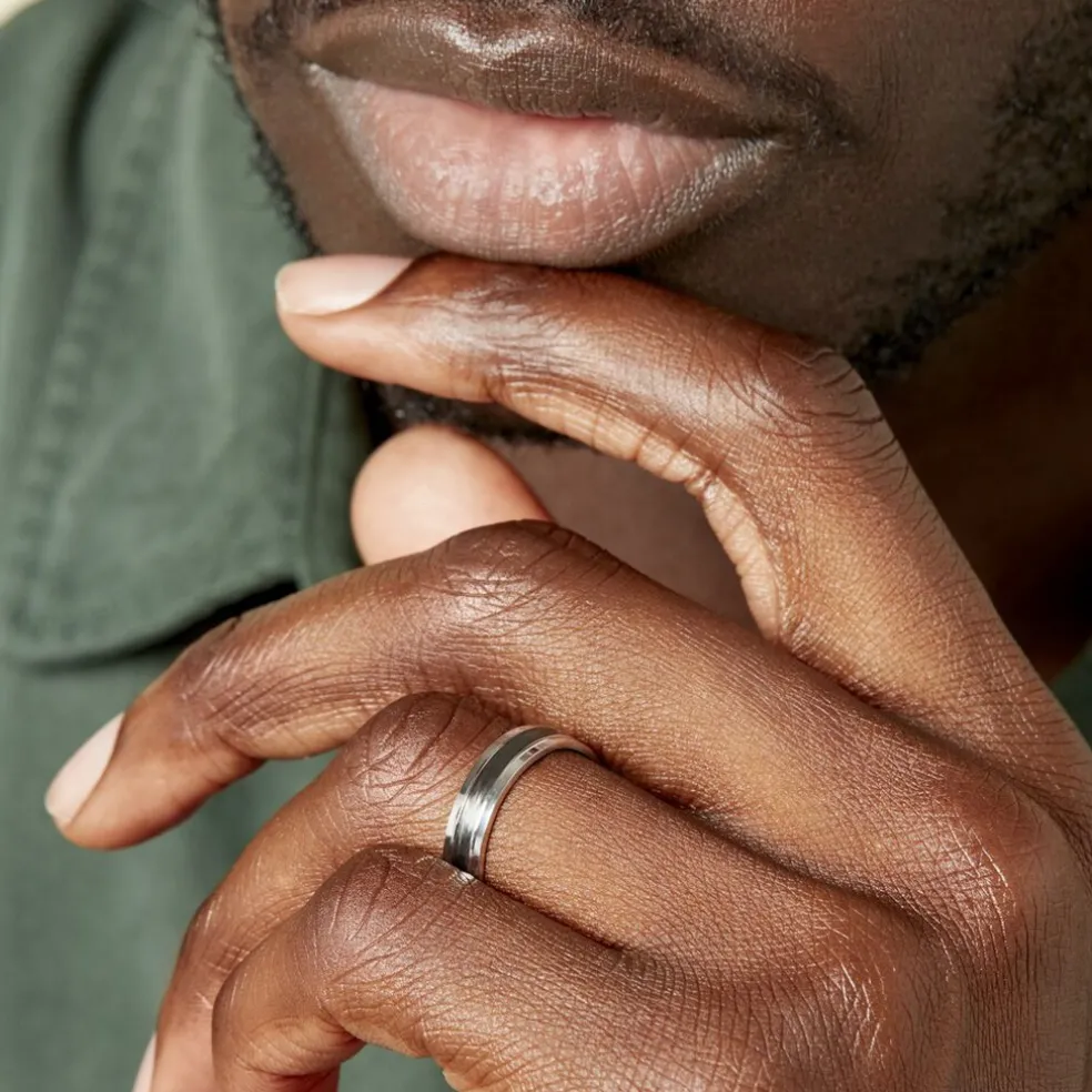 Alliance Mariaye Argent Blanc