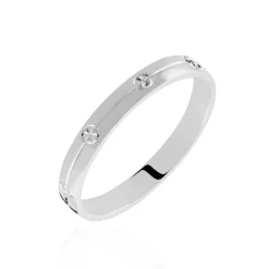 Alliance Markel Ruban Plat Or Blanc