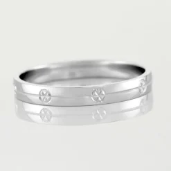 Alliance Markel Ruban Plat Or Blanc