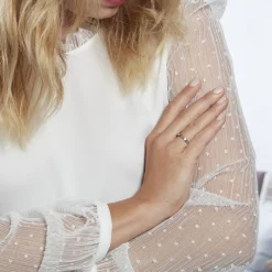 Alliance Markel Ruban Plat Or Blanc