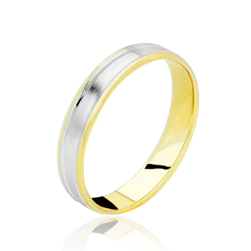Alliance Marlise Ruban Plat Or Bicolore