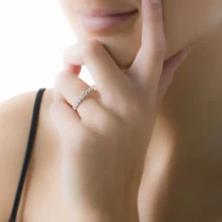 Alliance Marlyatou Or Blanc Oxyde De Zirconium