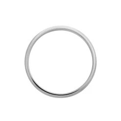 Alliance Mat Et Brillant Biseaute Ruban Plat Palladium Blanc