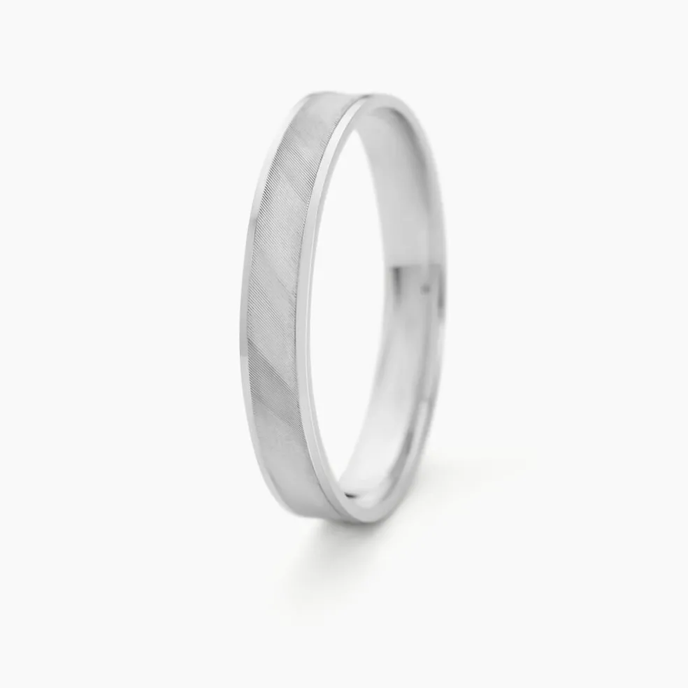 Alliance Matheo Ruban Plat Or Blanc