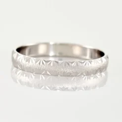 Alliance Maturina Demi Jonc Classique Or Blanc