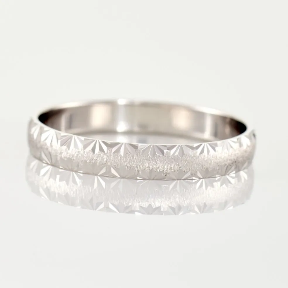 Alliance Maturina Demi Jonc Classique Or Blanc