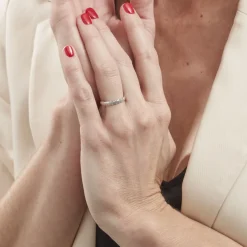 Alliance Maturina Demi Jonc Classique Or Blanc