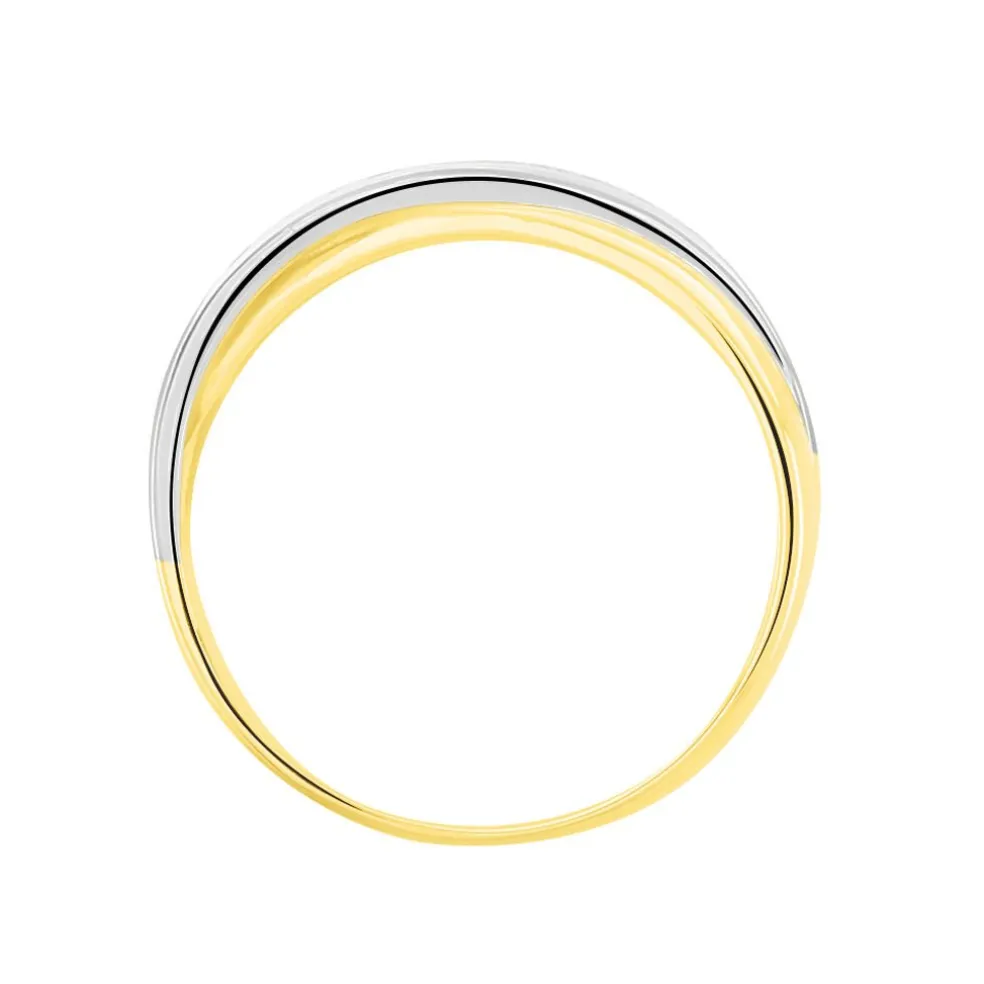 Alliance Maylisse Ruban Plat Or Bicolore
